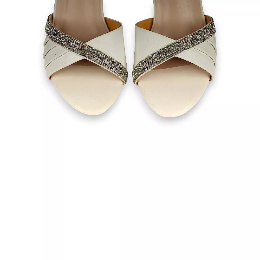 Ankle Knot Pencil Heel-972