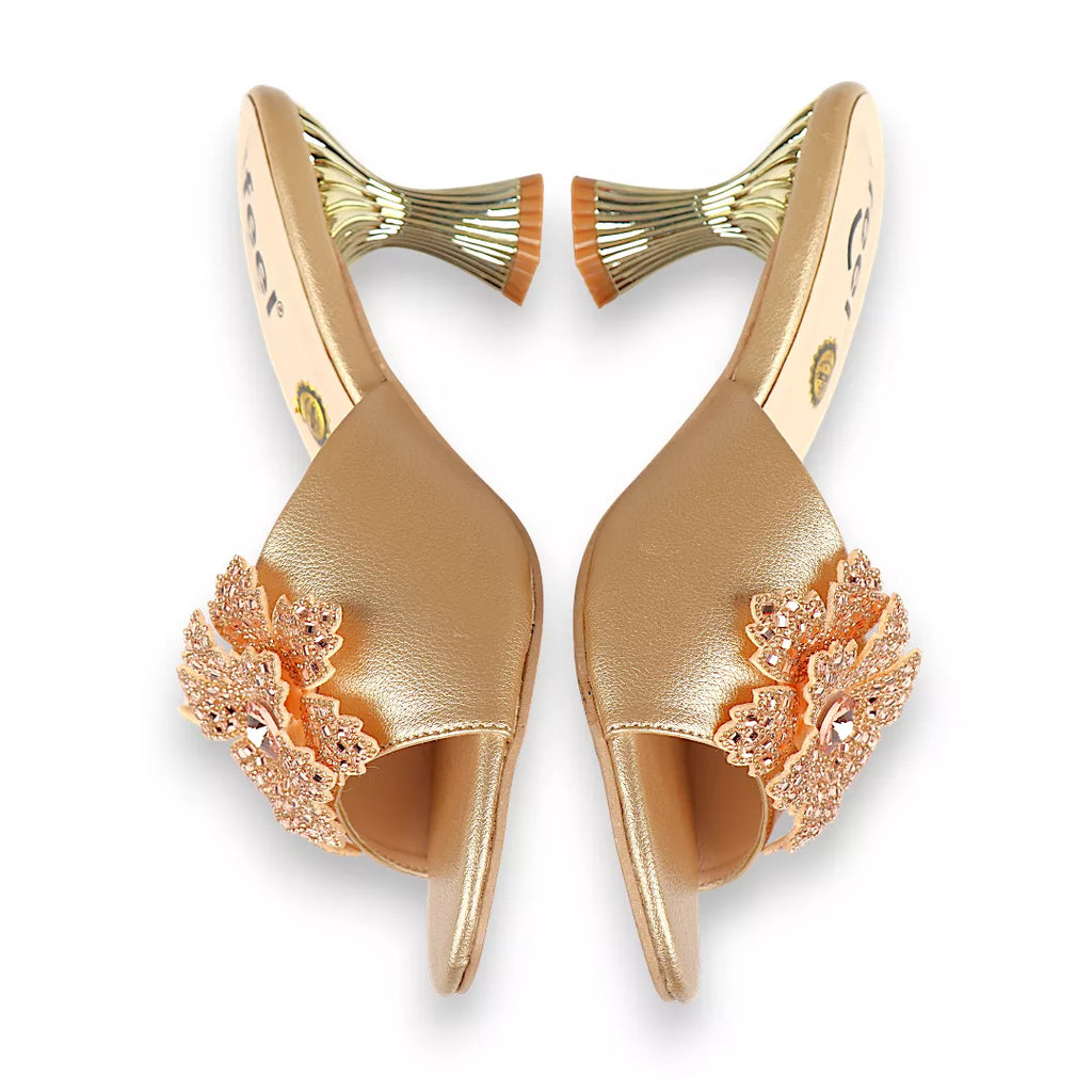 Flower Stone Heel-994