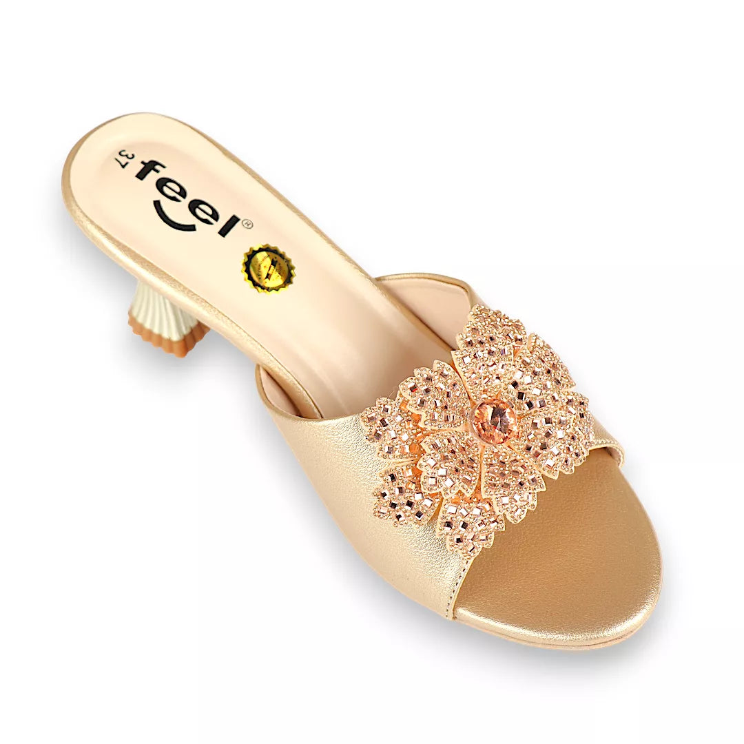 Flower Stone Heel-994