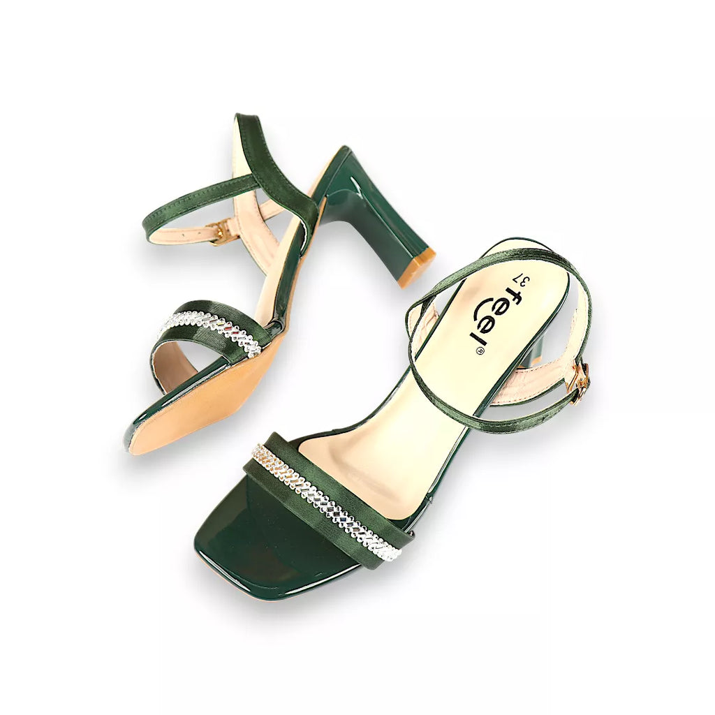 Ankle Knot Slim Heel-989