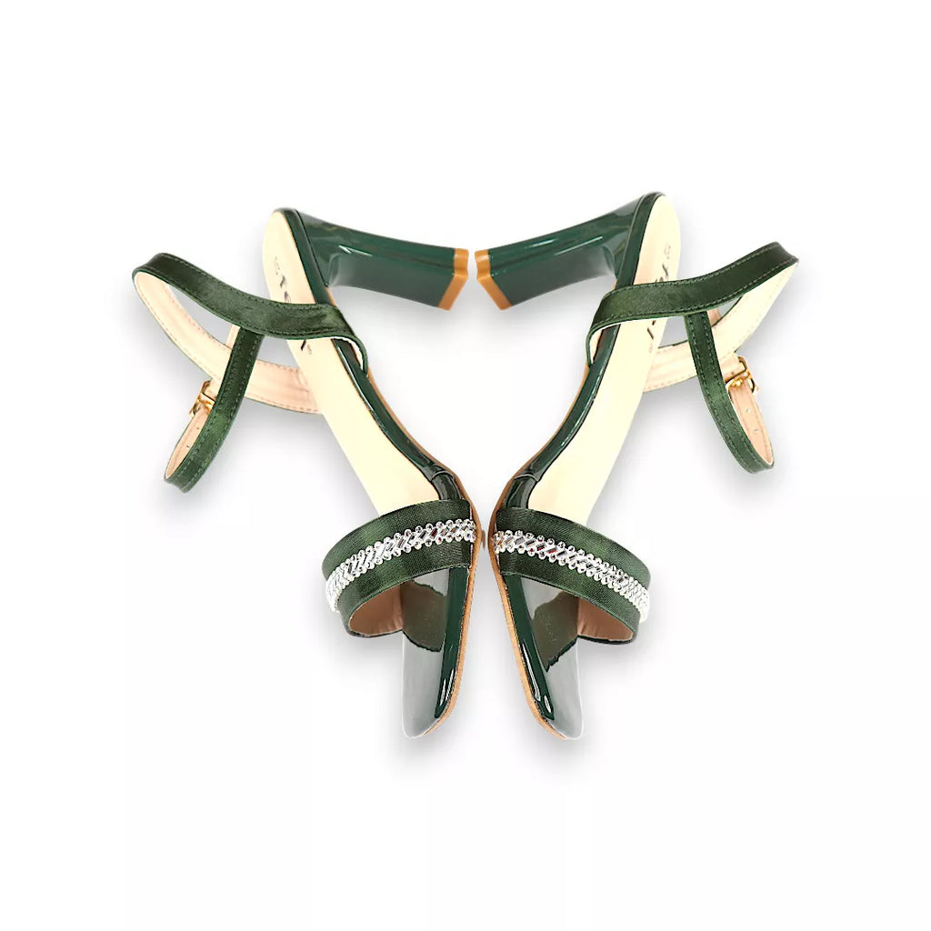 Ankle Knot Slim Heel-989