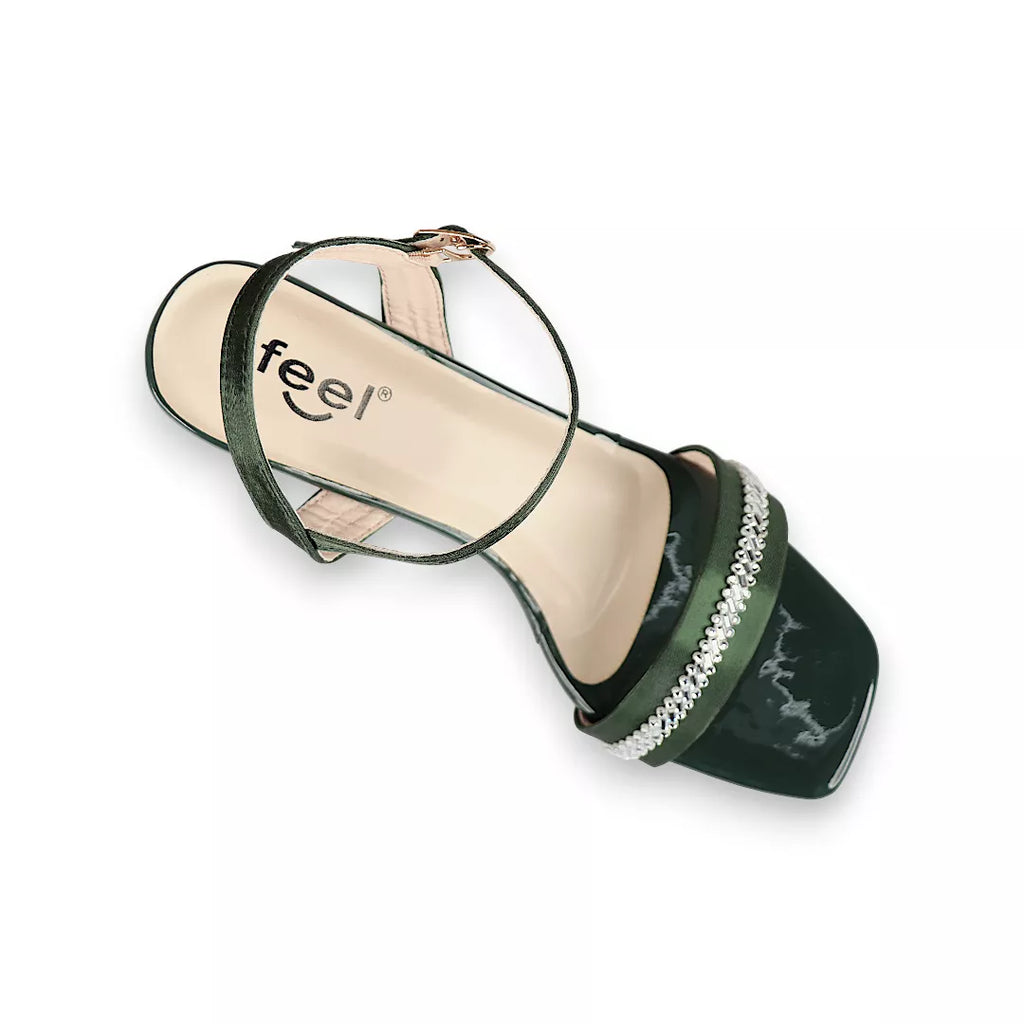 Ankle Knot Slim Heel-989