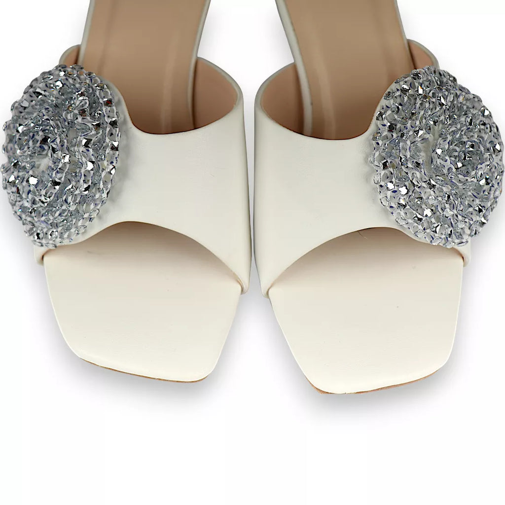 Flower Pencil Heel-957