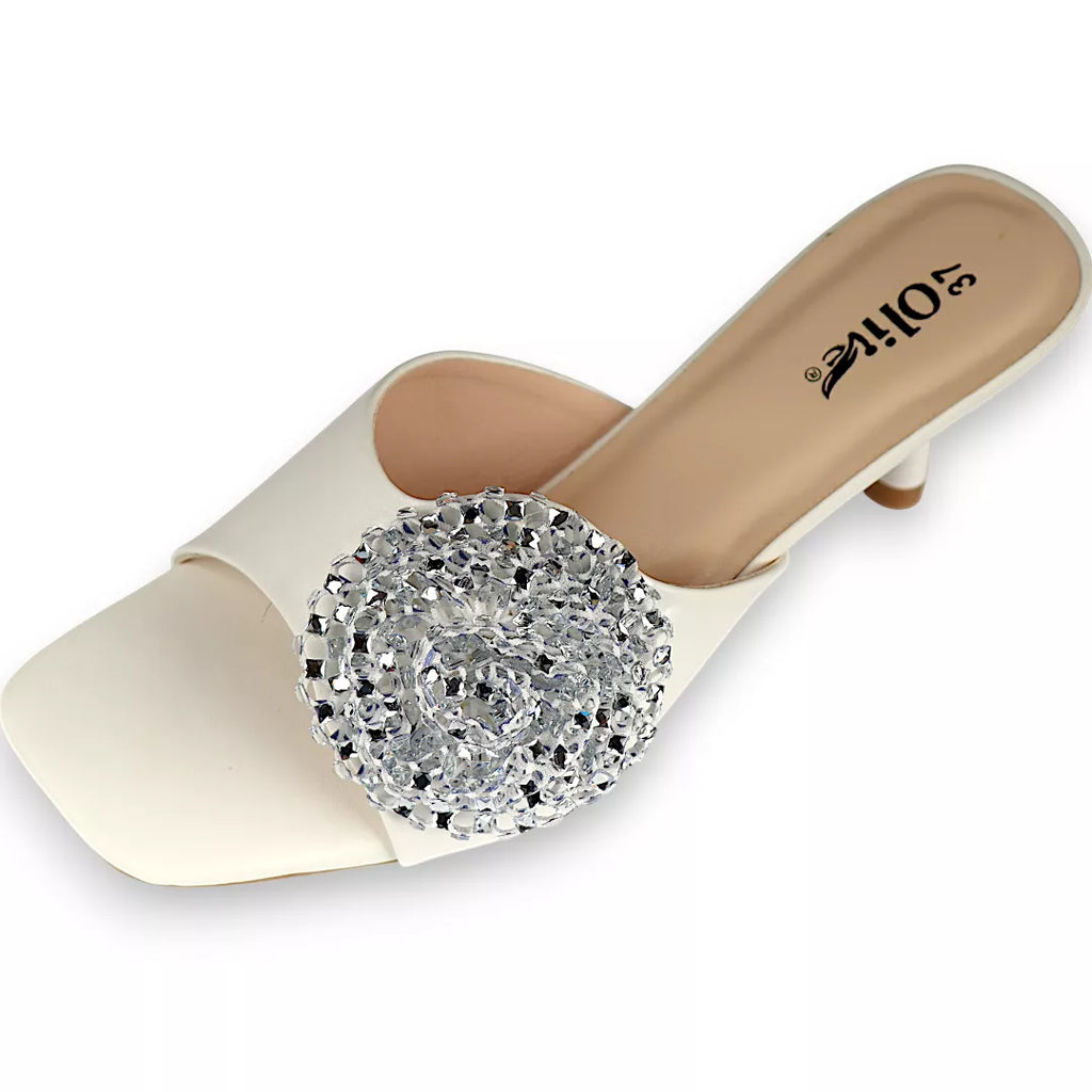 Flower Pencil Heel-957