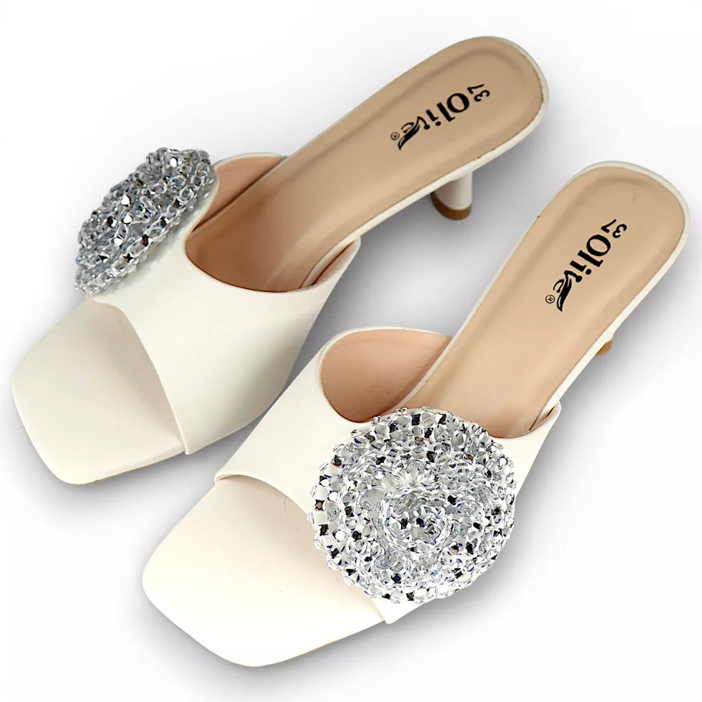 Flower Pencil Heel-957