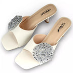 Flower Pencil Heel-957