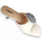 Flower Pencil Heel-957
