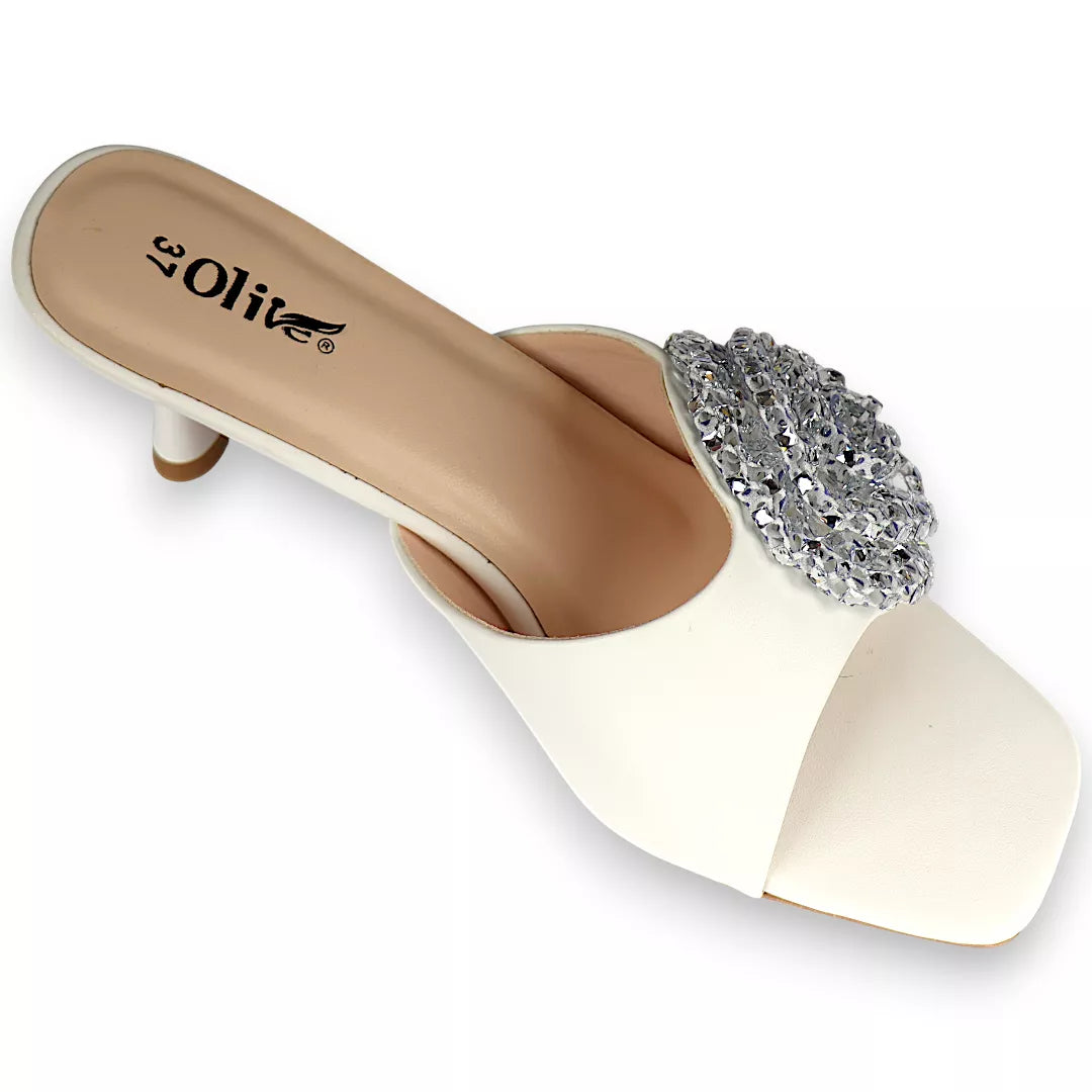 Flower Pencil Heel-957