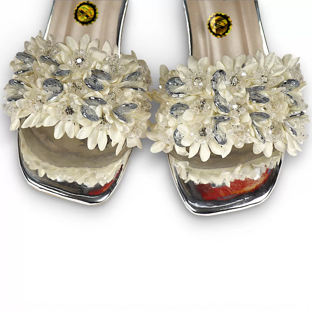 Flower Slide Heel-955
