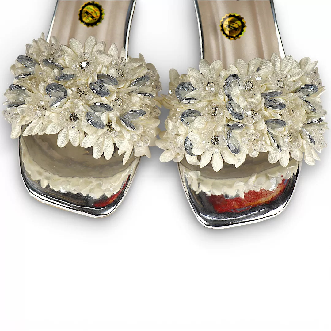 Flower Slide Heel-955