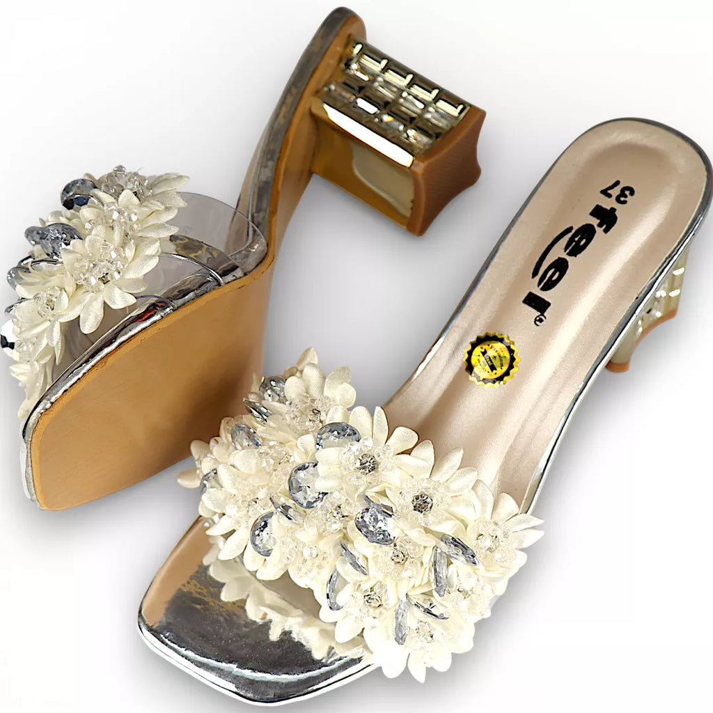 Flower Slide Heel-955