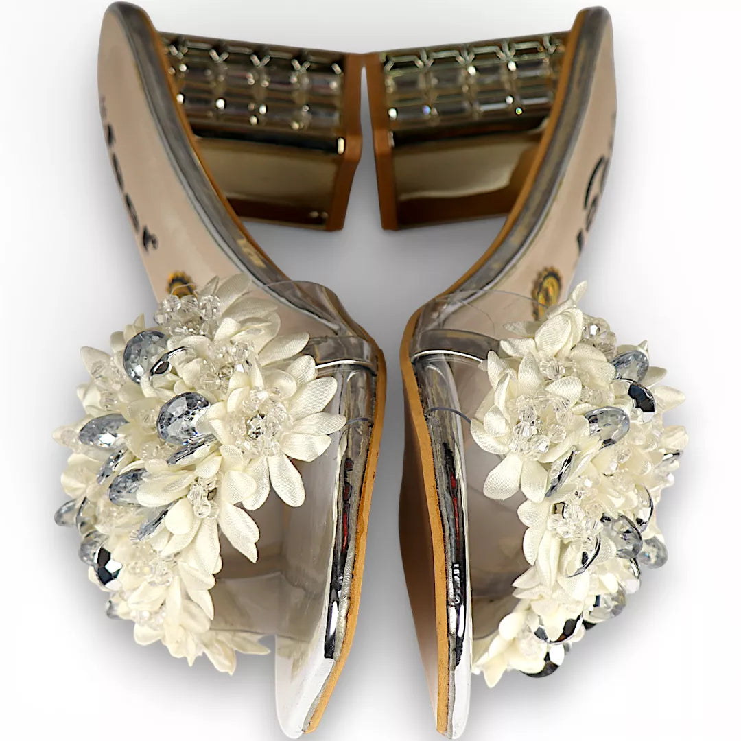 Flower Slide Heel-955