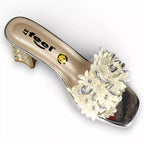 Flower Slide Heel-955
