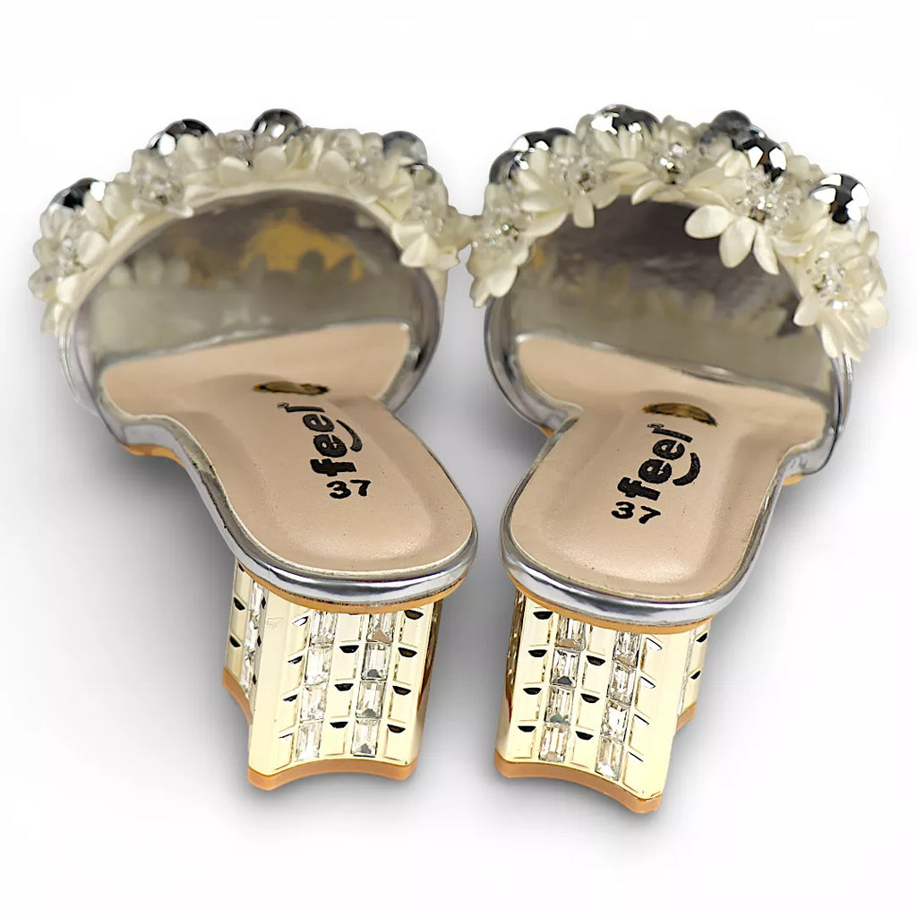 Flower Slide Heel-955