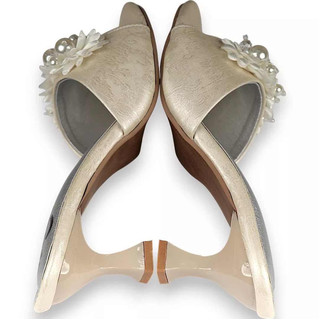 Pearl Short Pencil Heel-960