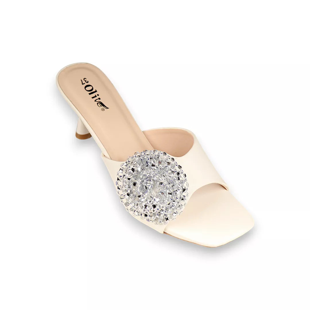Flower Pencil Heel-957