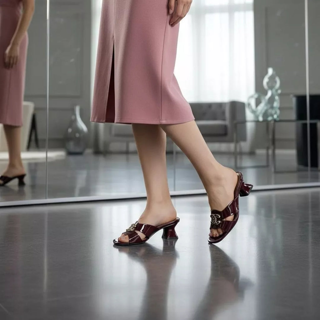 Patent PU Low-Heel-1048