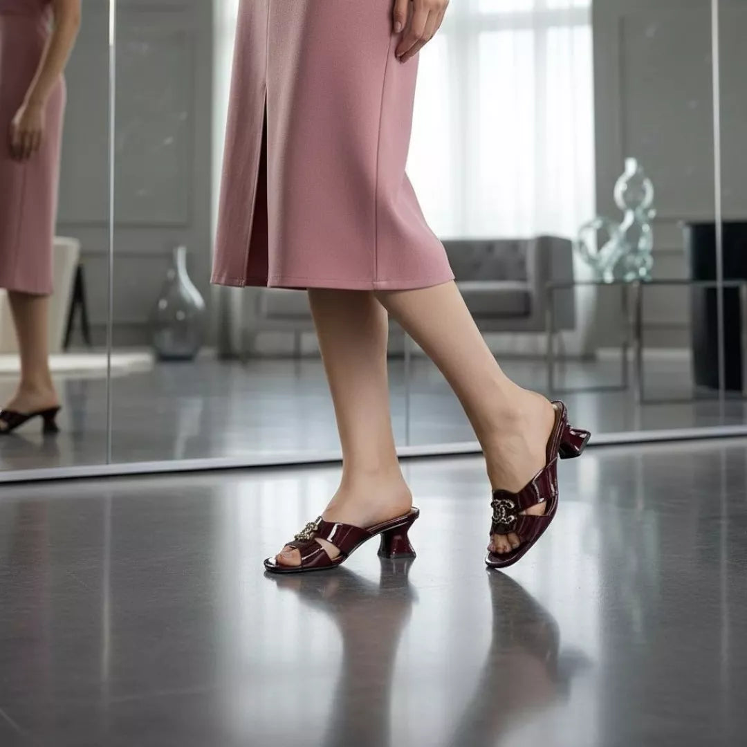 Patent PU Low-Heel-1048