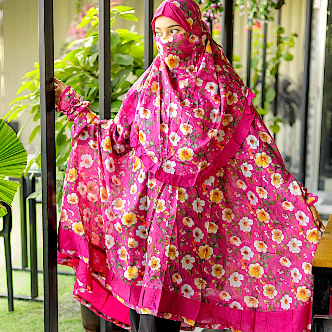 Frill Niqab Khimar-AA03