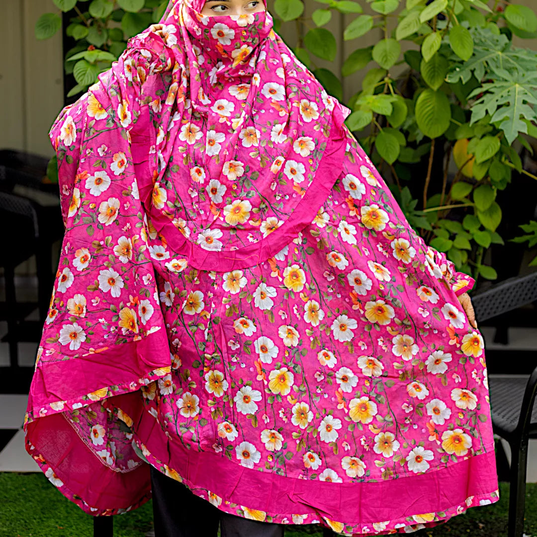 Frill Niqab Khimar-AA03