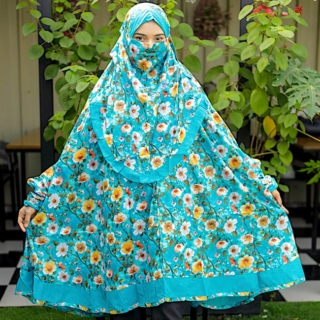 Frill Niqab Khimar-AA01 Hover Image