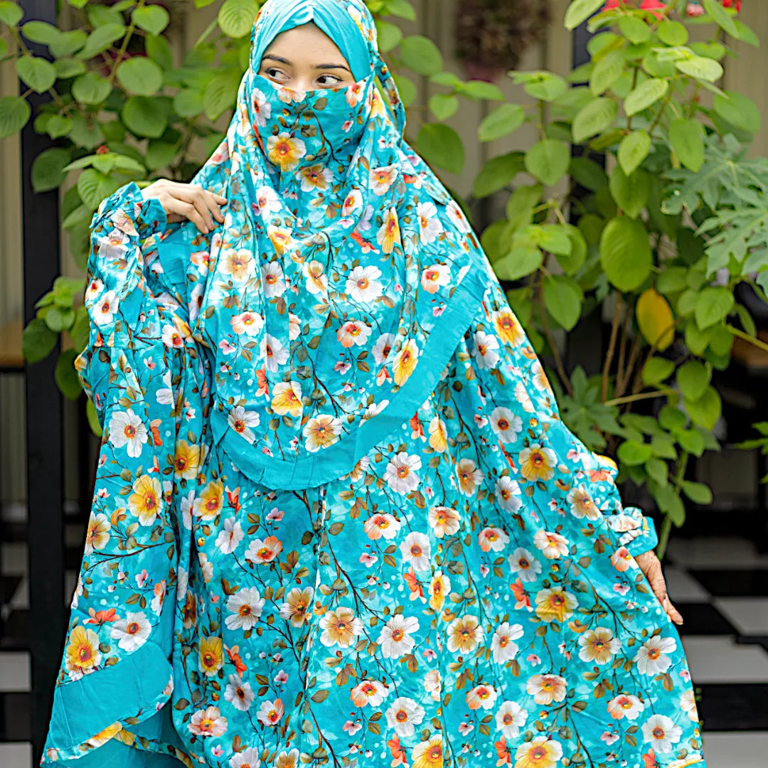 Frill Niqab Khimar-AA01