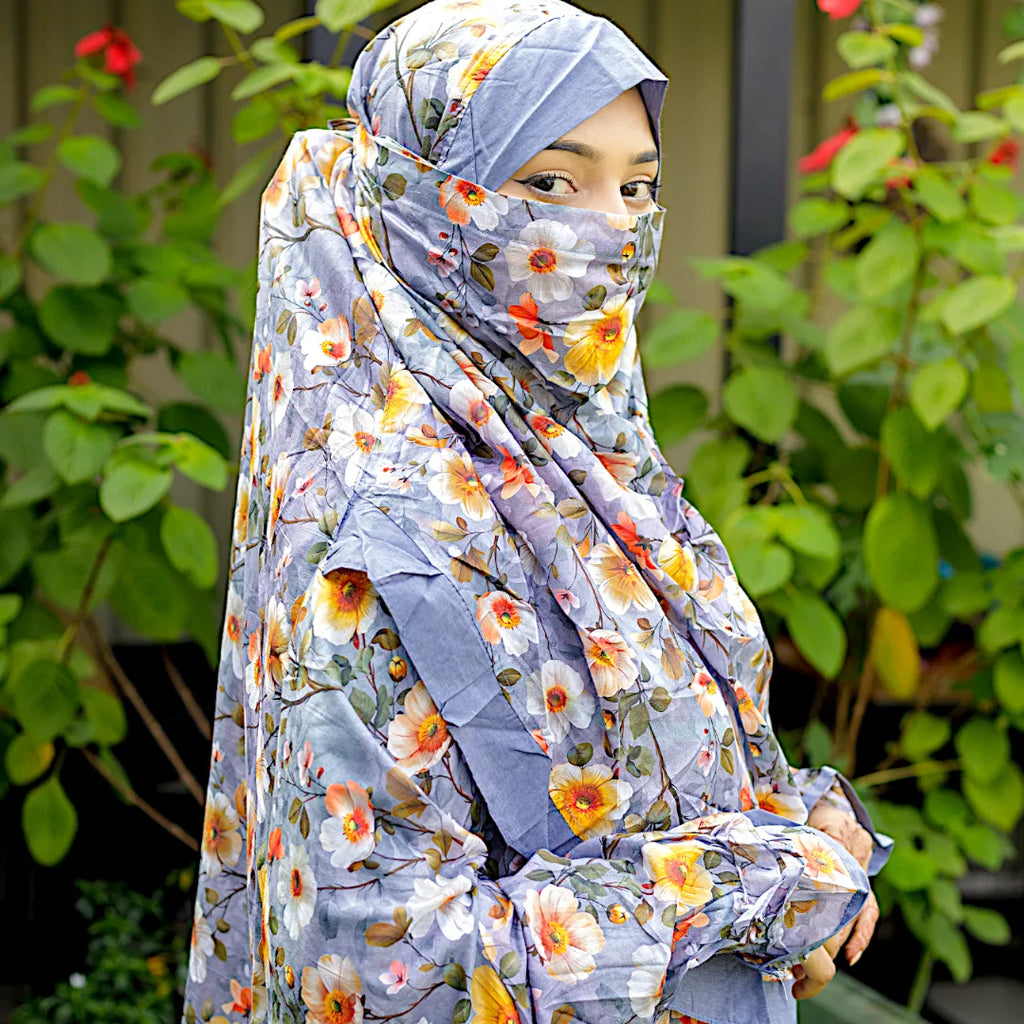 Frill Niqab Khimar-AA04