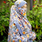 Frill Niqab Khimar-AA04