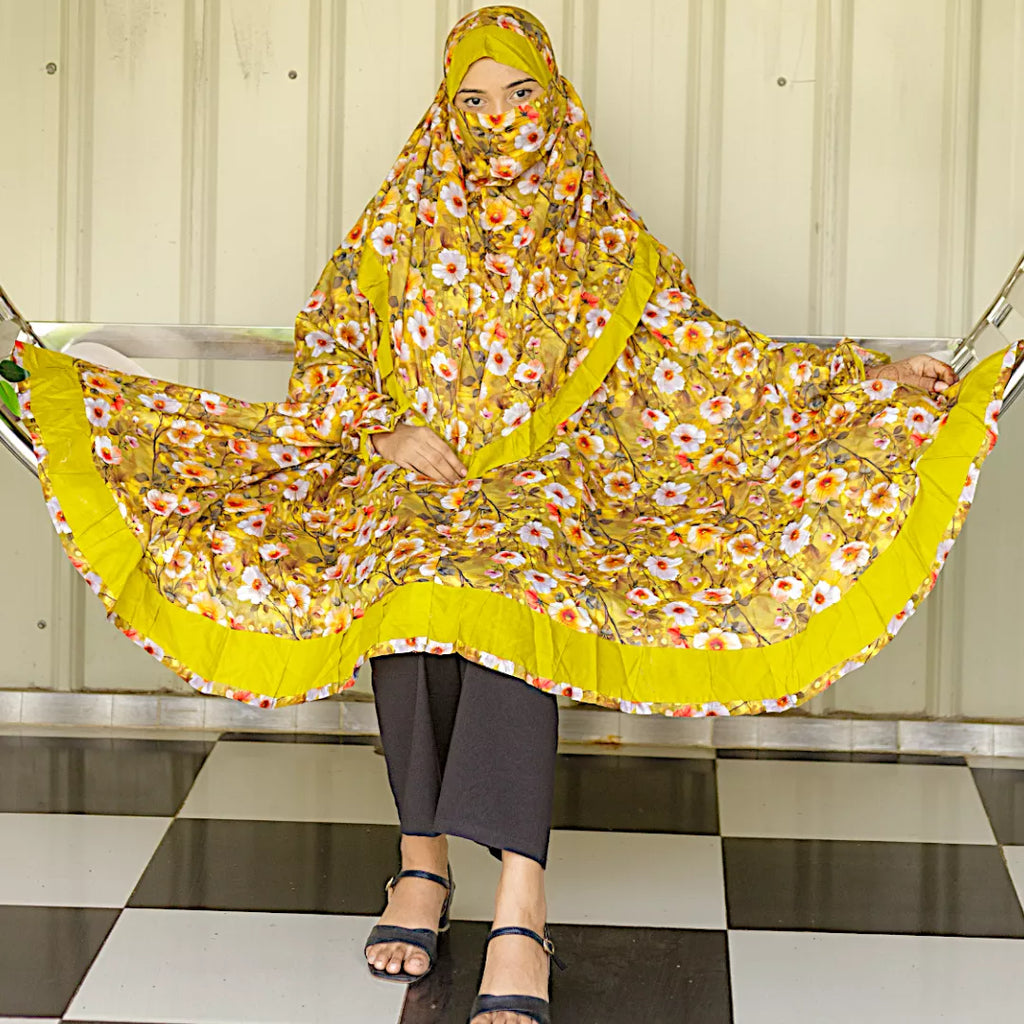 Frill Niqab Khimar-AA02