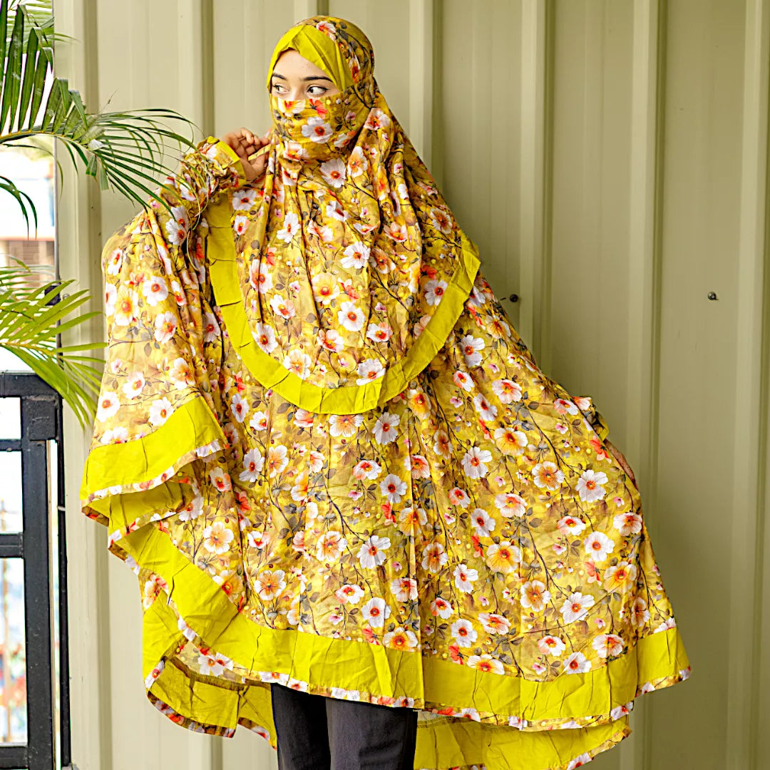 Frill Niqab Khimar-AA02