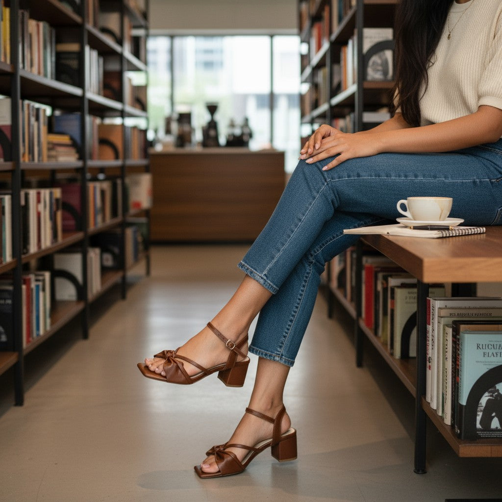 Ankle Knot Box heel-888